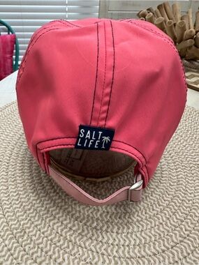 Salt Life Coral Pink Adjustable Baseball Cap